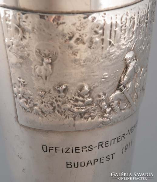 Silver hunting cup 1911