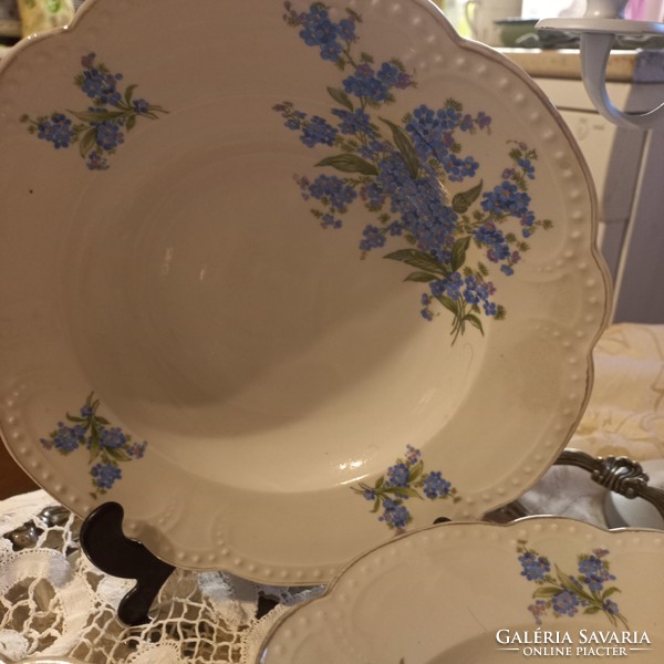 Miraculously beautiful herbal flower Zolnay plates