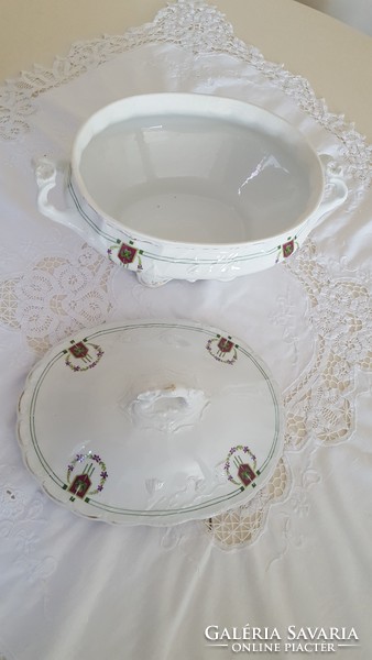 Beautiful Art Nouveau soup bowl