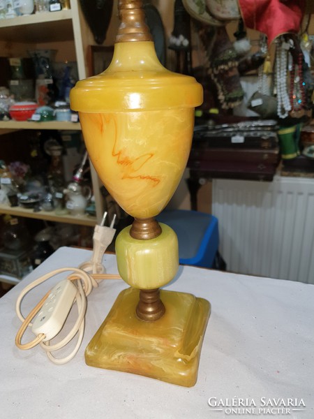 Old resin table lamp