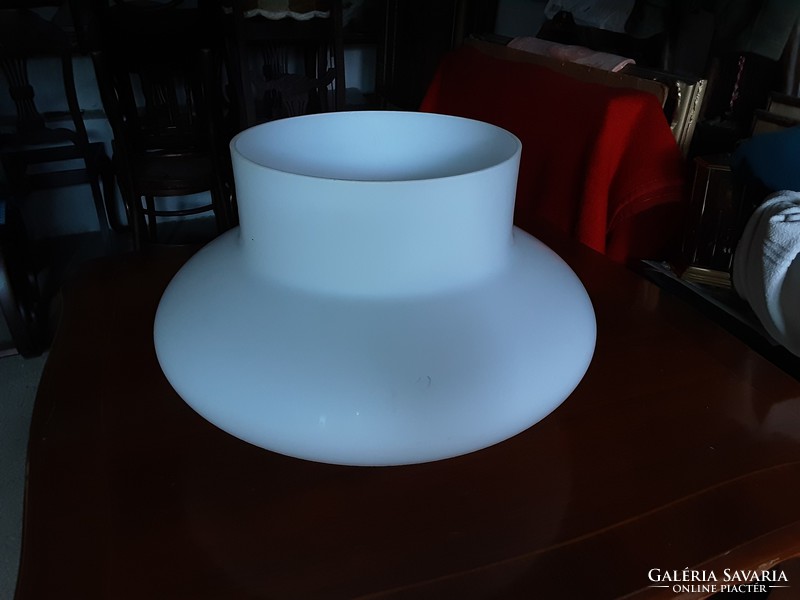 Capital size opal lampshade.