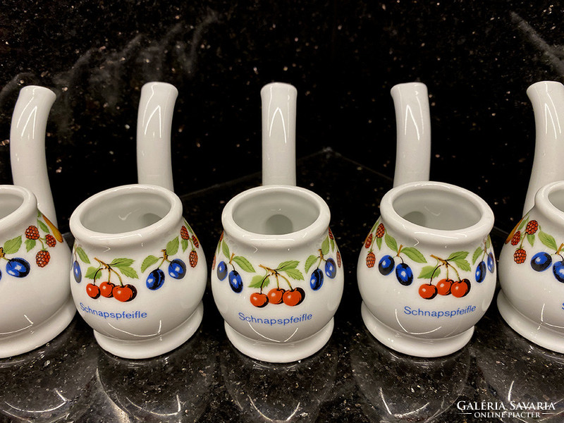 Weisenbach Kappelrodeck porcelán fütyülős snapsz pohár