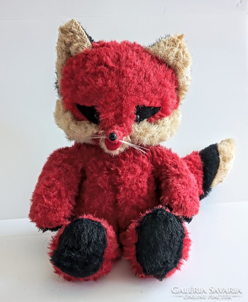 Old mohair fox 35cm