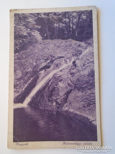 D184276 old postcard visegrád mill valley waterfall divald 1920's