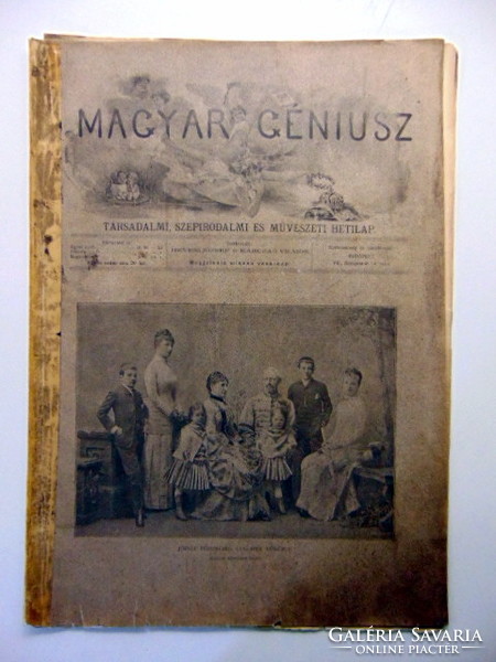 1892  /  MAGYAR GÉNIUSZ  /  Régi ÚJSÁGOK KÉPREGÉNYEK MAGAZINOK Ssz.:  18049