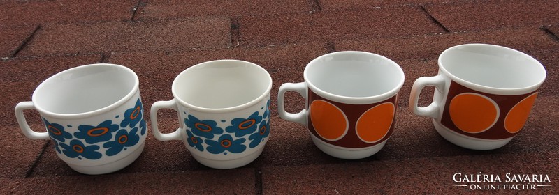 Retro and old zsolnay cups