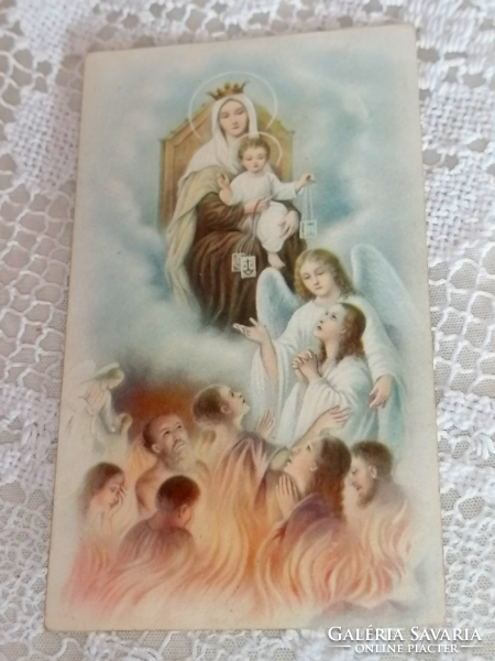 Régi Szűz Mária szentkép, imakönyvbe 15.