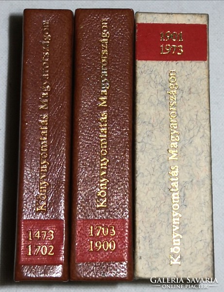 K/05 - Minikönyvek! Könyvnyomtatás triológia minikönyvcsomag