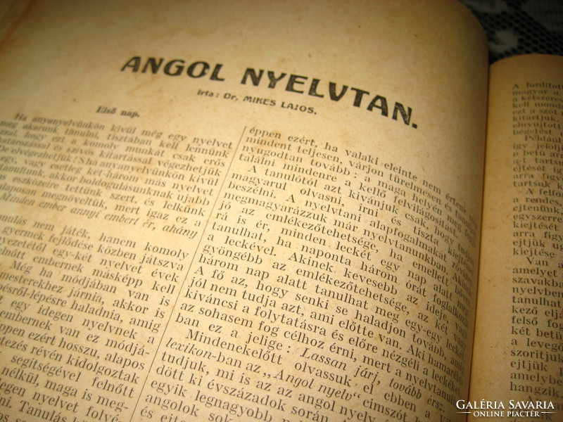 Tolnay Világlexikona  I. kötet 1912 . állapota   jó  !