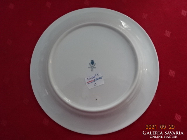 Hollóház porcelain small plate with inscription bakony garland, diameter 19.5 cm. He has!