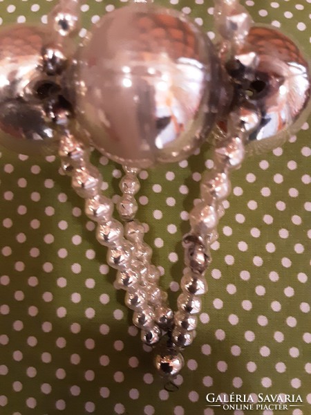 Retro Karácsony - Gabloncz eredeti üveg karácsonyfadíszek is - 9 db