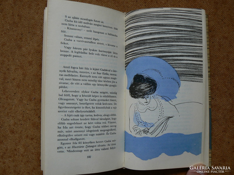 Géza Gárdonyi: ida's novel 1966, plan and illustrations of bitter ilona, book in good condition