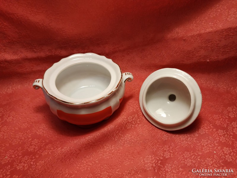 Antik porcelán, 2 személyes kávés készlet , 9 darab