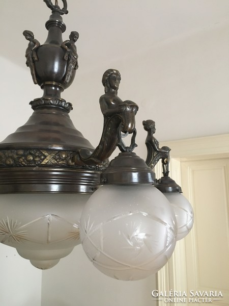 Figural / female antique chandelier