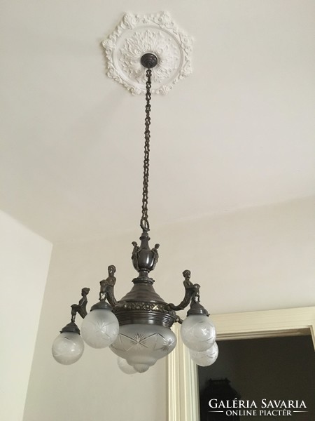 Figural / female antique chandelier