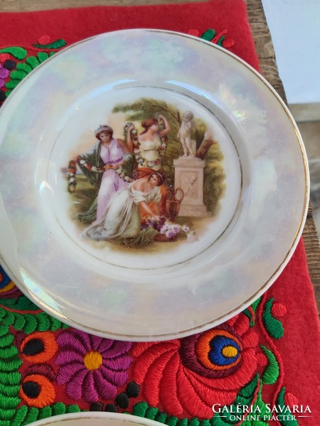 Karlsbad czechoslovakia set of cookies for 5 people with beautiful genre-lyser