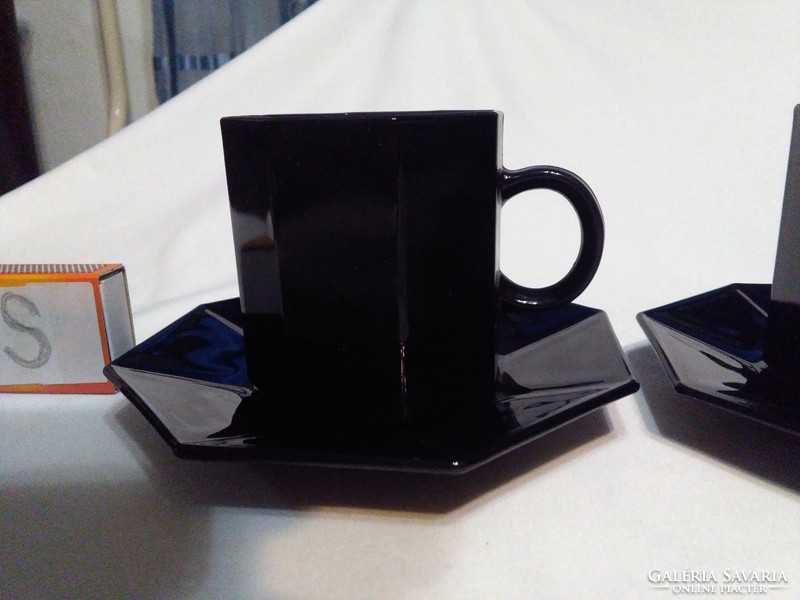 Négy személyes francia Acropal kávés, teás készlet