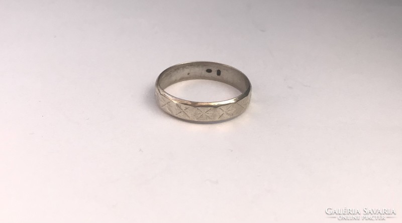Férfi ezüst karika gyűrű