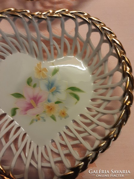 Collection - cluj porcelain, wonderful lacy plates - 7pcs