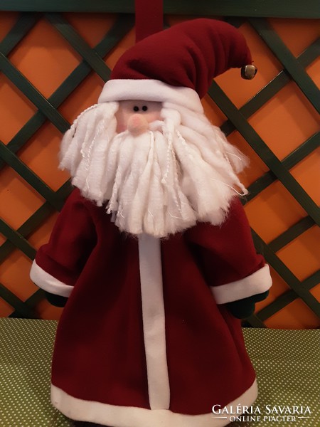 Bűbájos, nagy karácsonyi Mikulás seprű - vendégváró