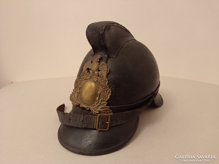 Antique firefighting equipment helmet 3