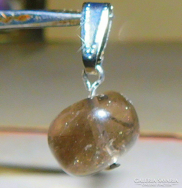 Smoky quartz giant rare mineral sphere pendant