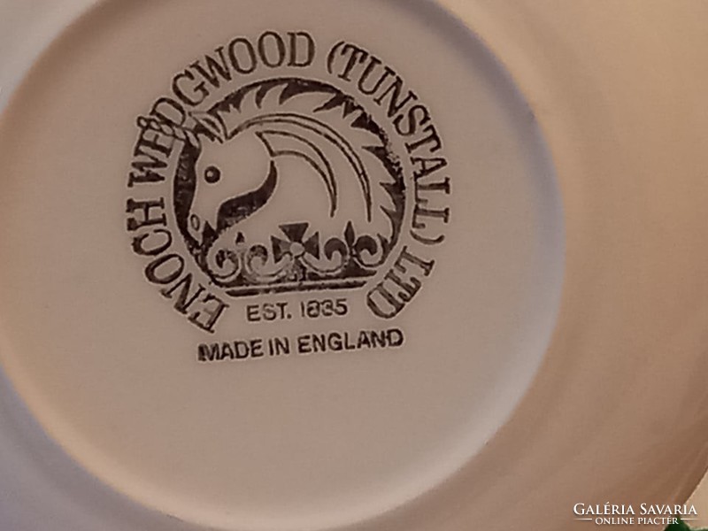English vintage unicorn tableware in red pedlar bowl