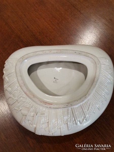 Szecessziós Olasz porcelán kínáló