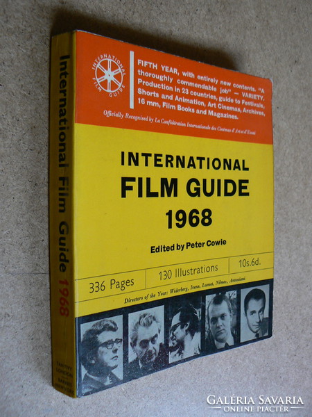 INTERNATIONAL FILM GUIDE (NEMZETKÖZI FILMKALAUZ), PETER COWIE 1968, KÖNYV JÓ ÁLLAPOTBAN