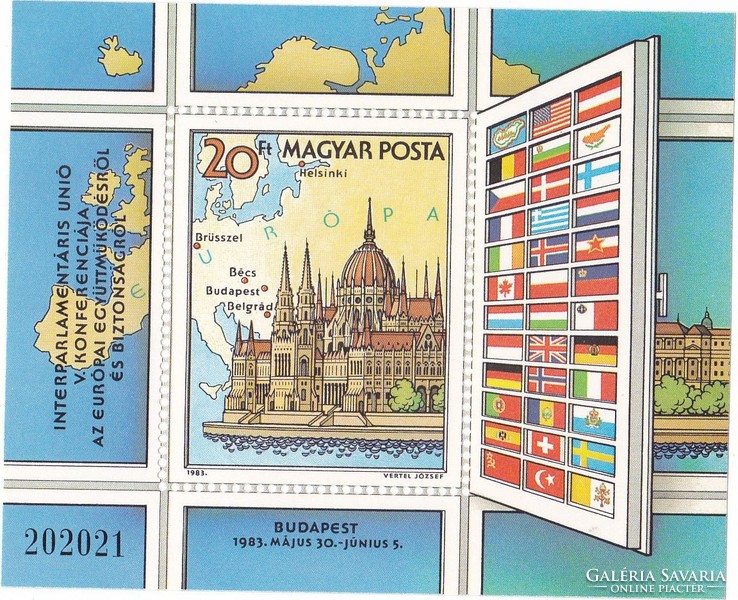 Magyarország emlékbélyeg blokk 1983