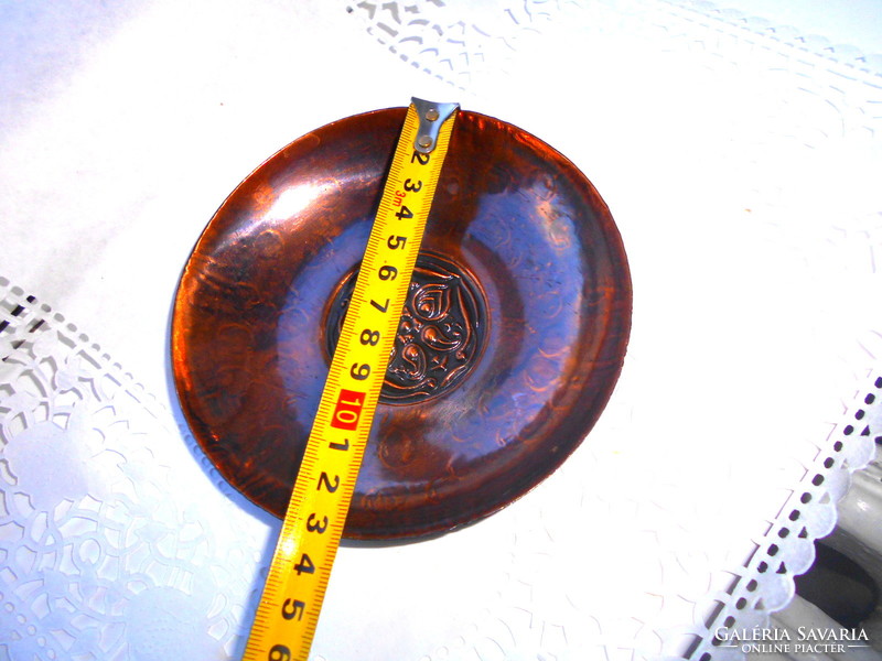 Picture hall from 70s copper handcrafted wall bowl