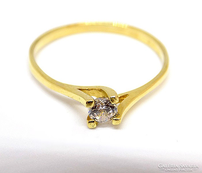 Köves arany gyűrű (ZAL-Au87099)