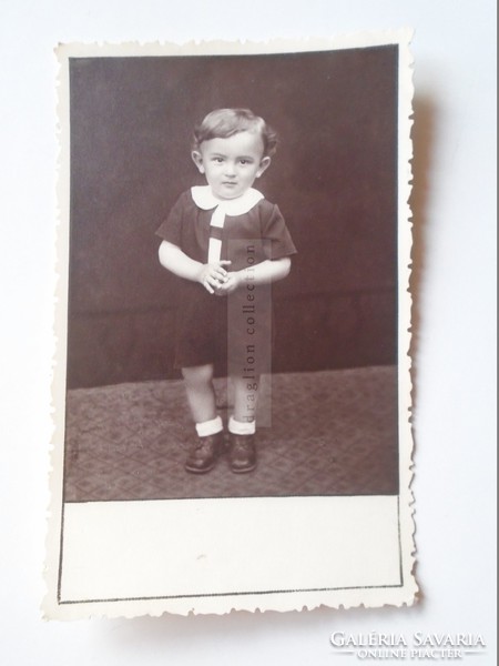 D184631   Kisgyermek fotója  -Dunapataj -Sajermann Béla   fotós  1930-40's