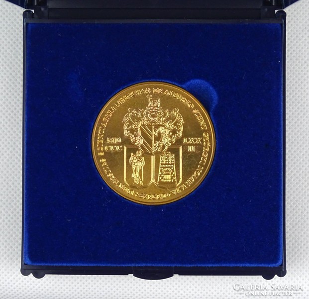 1G043 St. George Albert copper commemorative medal in a gift box