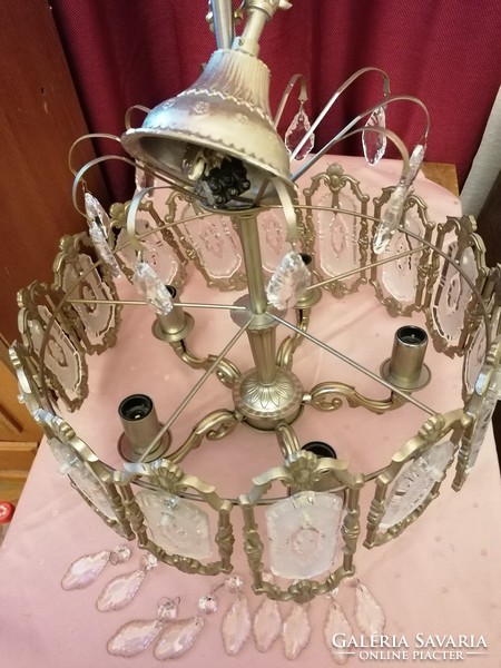 Chandelier with crystals