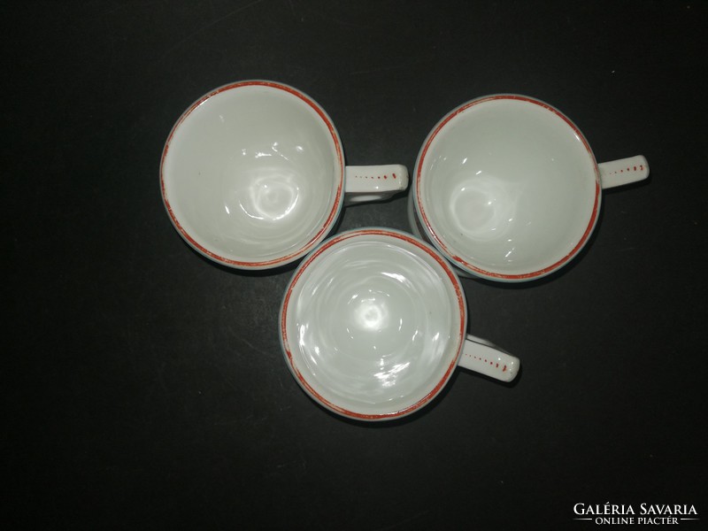 Antik vastagfalú porcelán komacsészék, csészék - EP