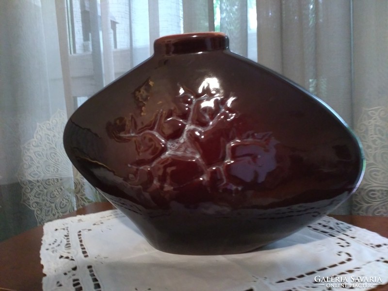 Szlovák  Pizenok kerámia kavics formájú váza