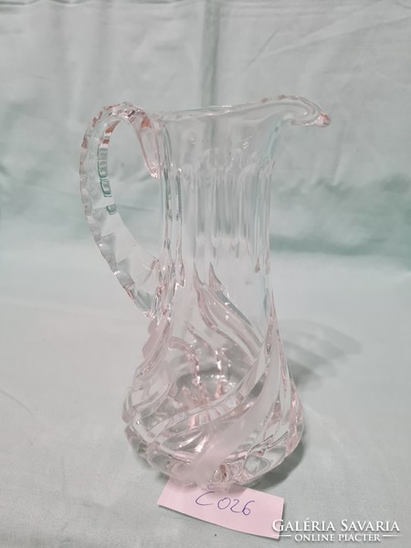 Polished glass spout 15 cm