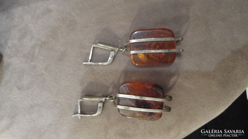 Polish amber, jewelry set