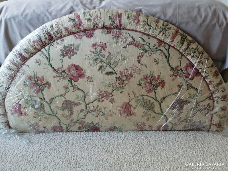 Beautiful English, flower pattern, lined curtain set with headboard, canopy, accessories