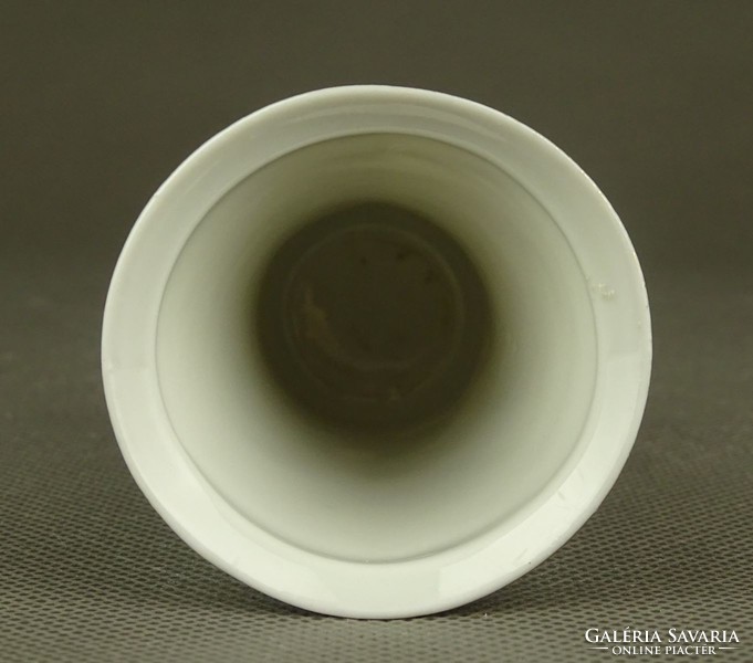 1G132 Régi Drasche porcelán ibolyaváza 7.5 cm