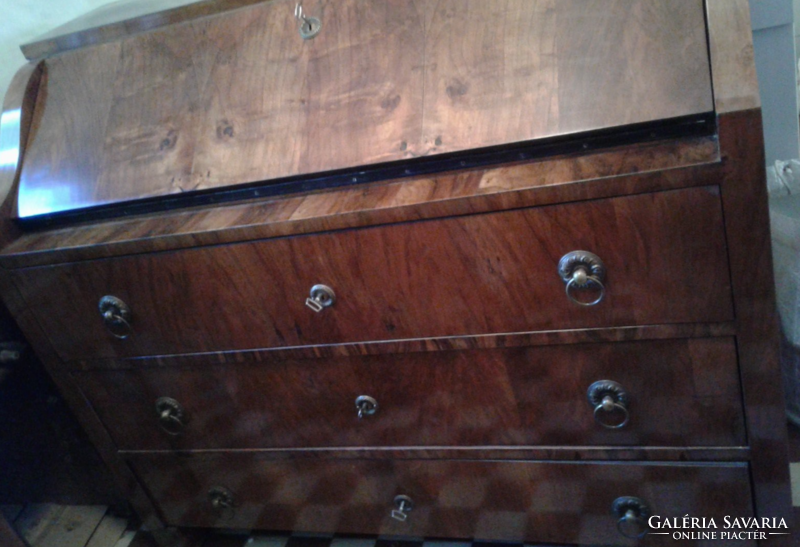 3 Chest of drawers with secretary, writing compartment