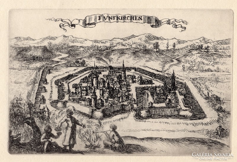 After Birkenstein: medieval view of Pécs