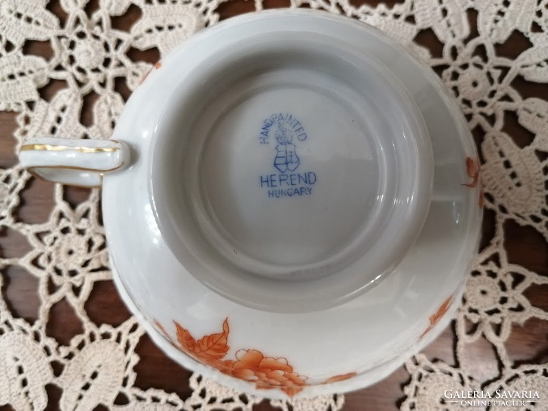 Antik herendi teás csésze, háború előttről