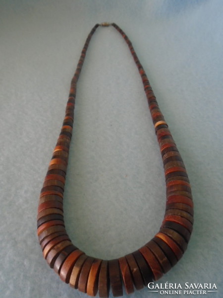 Különleges kézműves etnikumi nyaklánc nagyon egyedi ful full art deco nem használt