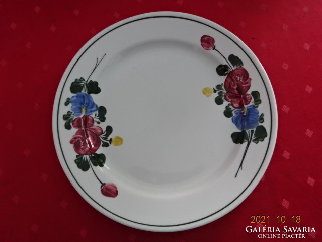Lilien German porcelain plate, hand-painted, diameter 28 cm. He has!