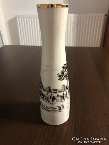 German scene vase