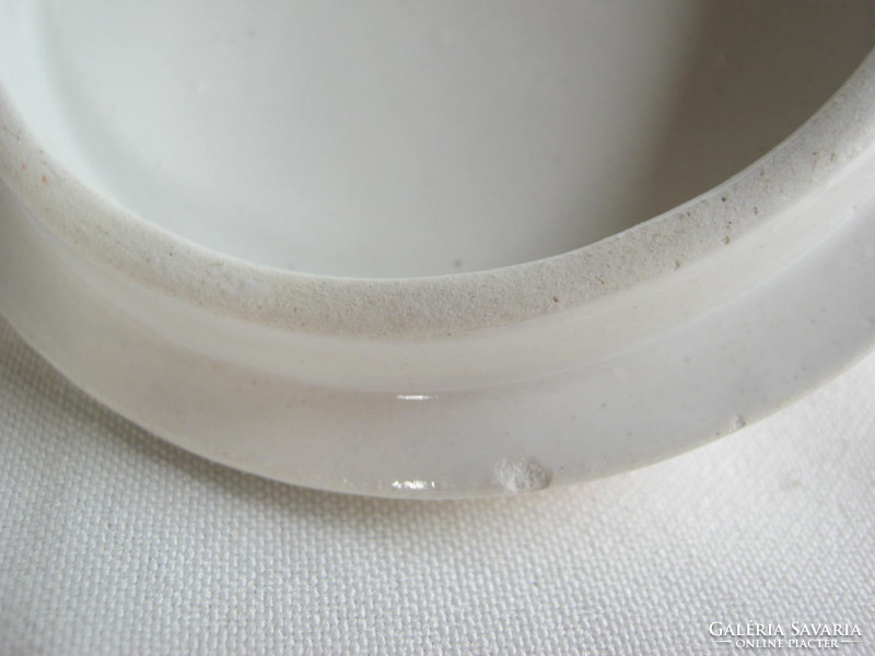 Retro ... Granite ceramic polka dot sugar bowl