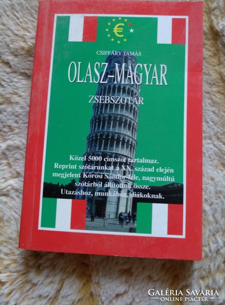 Olasz-magyar, Magyar-olasz zsebszótár, alkudható!