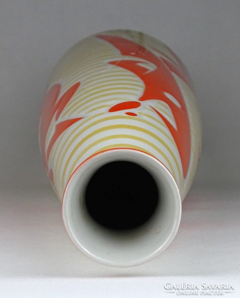 1G244 Régi sérült Zsolnay - Török porcelán váza 40.5 cm
